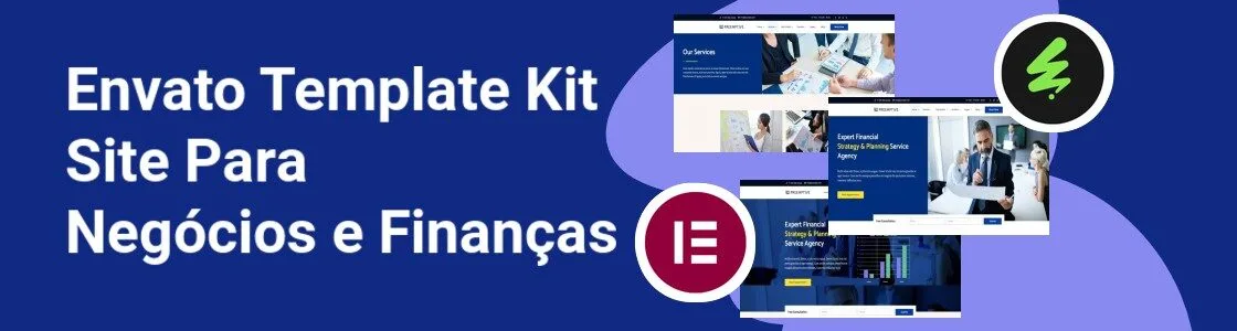 Wordpress completo template kit site para negocios e financas 523P744
