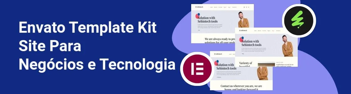 Wordpress completo template kit site para negocios e tecnologia ACUP86U