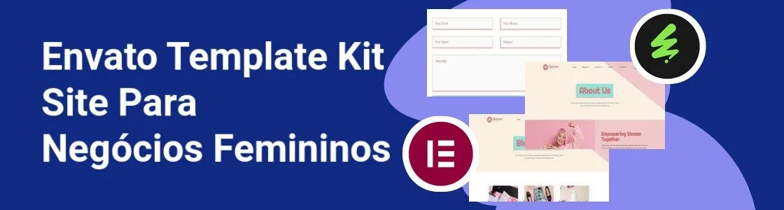 Wordpress completo template kit site para negocios femininos 8V4XX8K