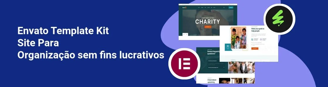 Wordpress completo template kit site para organizacao sem fins lucrativos QWD56MB
