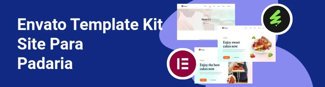 Wordpress completo template kit site para padaria KU9FJJP