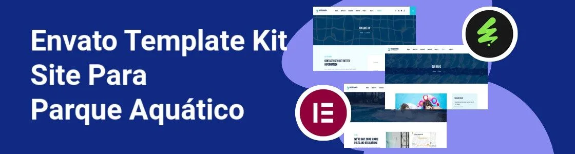 Wordpress completo template kit site para parque aquatico J543WLT