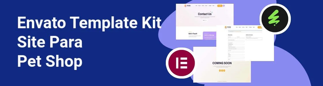Wordpress completo template kit site para pet shop UMVQA88
