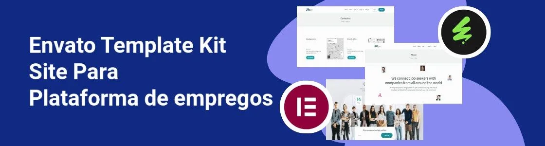 Wordpress completo template kit site para plataforma de empregos Z8RF25Z