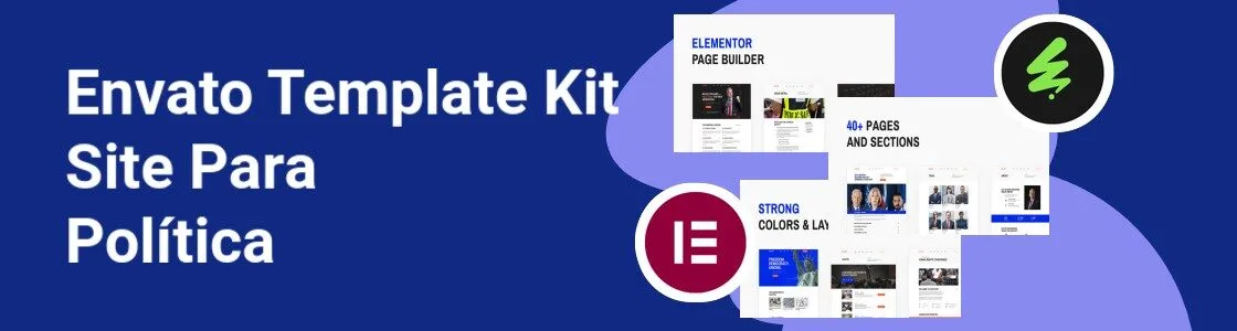 Wordpress completo template kit site para politica LGDT76C