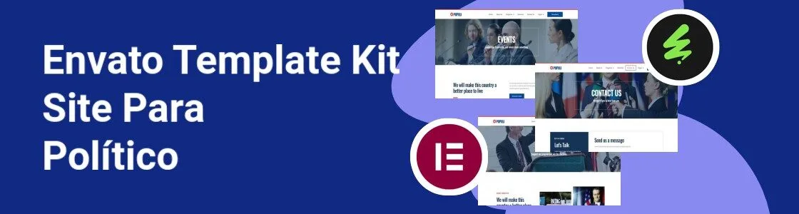 Wordpress completo template kit site para politico WP8FXYW
