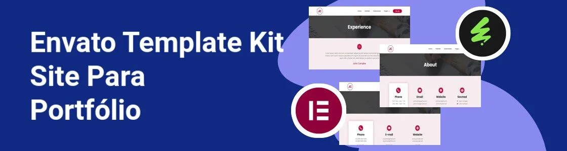 Wordpress completo template kit site para portfolio KH8HYZG