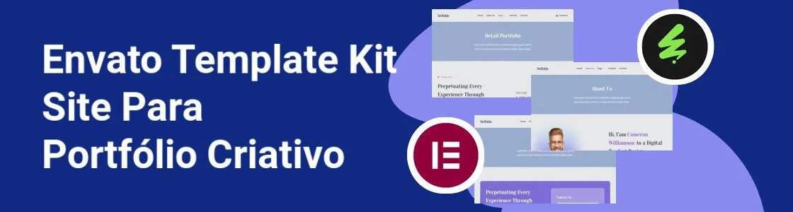 Wordpress completo template kit site para portfolio criativo 7EE99XG