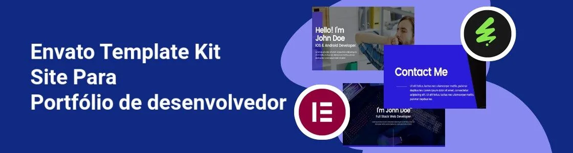 Wordpress completo template kit site para portfolio de desenvolvedor J75EUZS