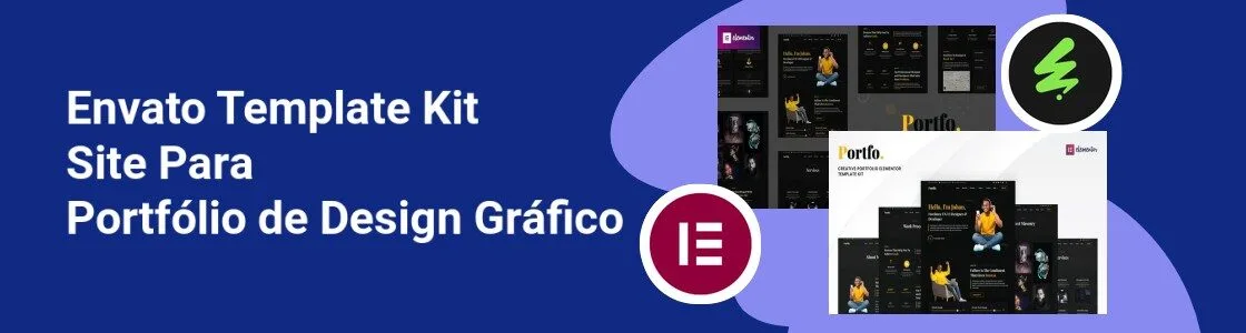 Wordpress completo template kit site para portfolio de design grafico YU36AY7