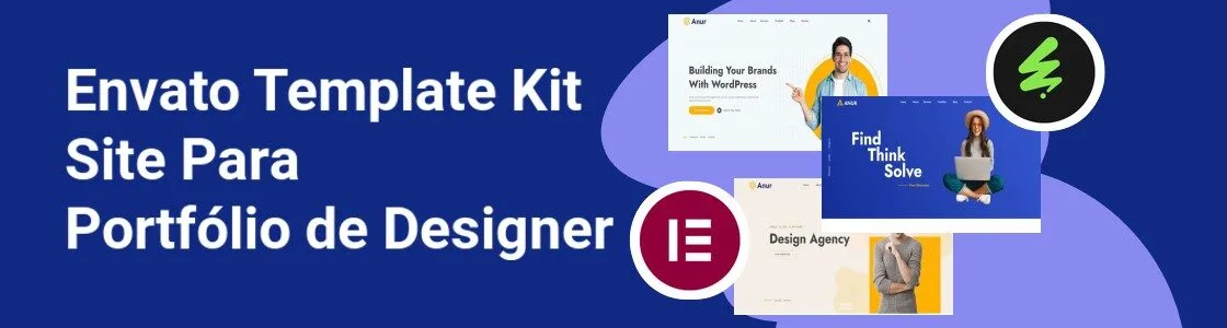 Wordpress completo template kit site para portfolio de designer 3DP6B9P