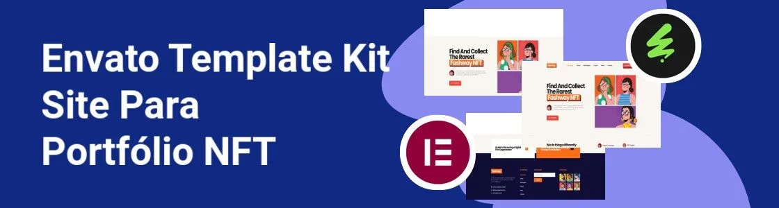 Wordpress completo template kit site para portfolio nft F6UAQ7G