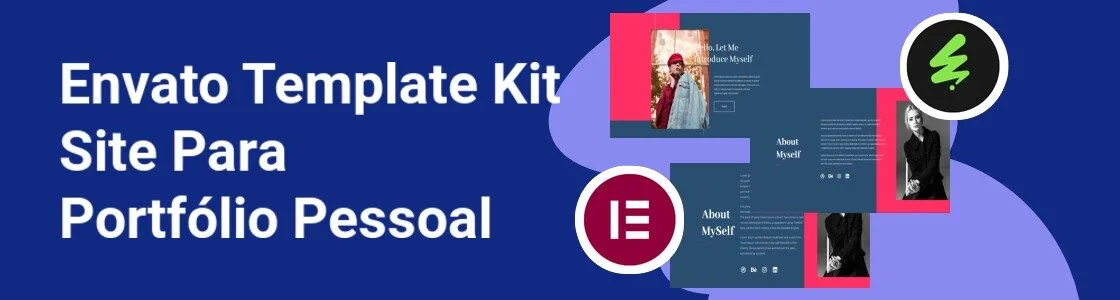 Wordpress completo template kit site para portfolio pessoal GEFLMM8