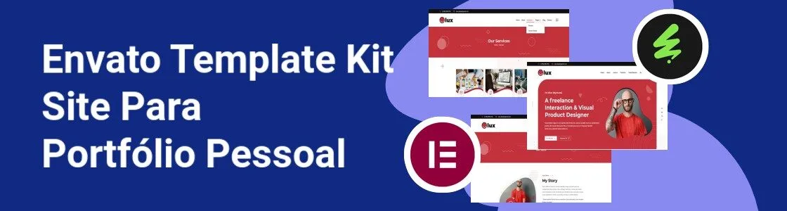 Wordpress completo template kit site para portfolio pessoal LK7279C