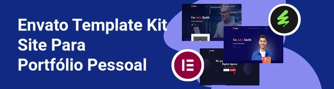 Wordpress completo template kit site para portfolio pessoal LTCE6CR