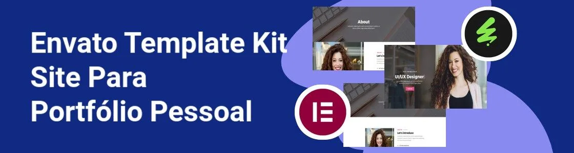 Wordpress completo template kit site para portfolio pessoal UXS2UA3