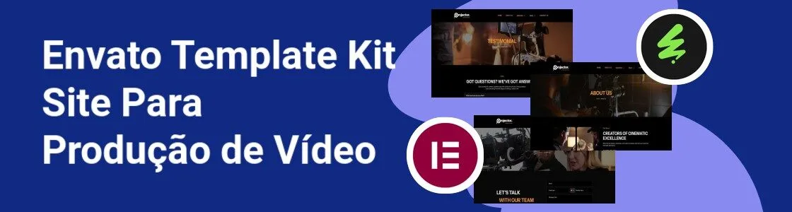 Wordpress completo template kit site para producao de video AHGHSEE