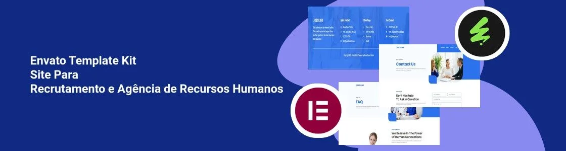 Wordpress completo template kit site para recrutamento e agencia de recursos humanos L92DLCR