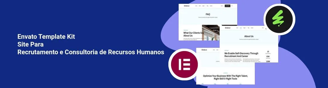 Wordpress completo template kit site para recrutamento e consultoria de recursos humanos MX93T26