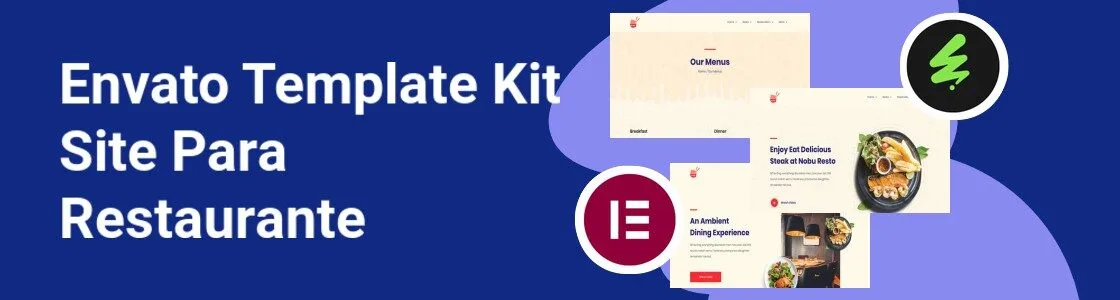 Wordpress completo template kit site para restaurante 67Q34DR