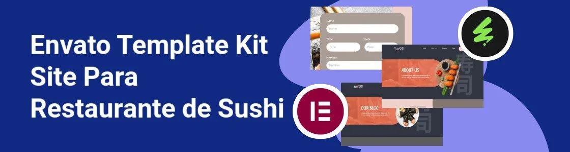 Wordpress completo template kit site para restaurante de sushi HV6WDL2