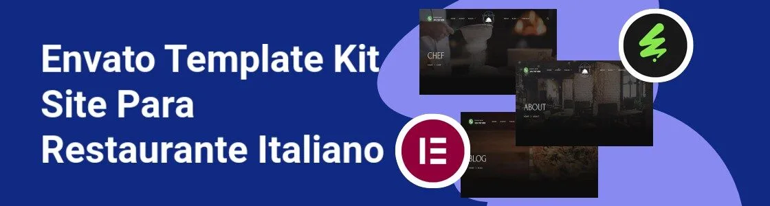 Wordpress completo template kit site para restaurante italiano C4BD7RZ