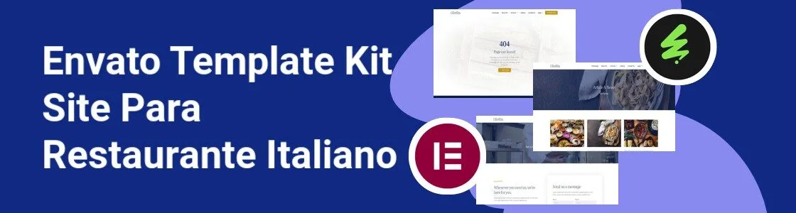 Wordpress completo template kit site para restaurante italiano PS8CKVW