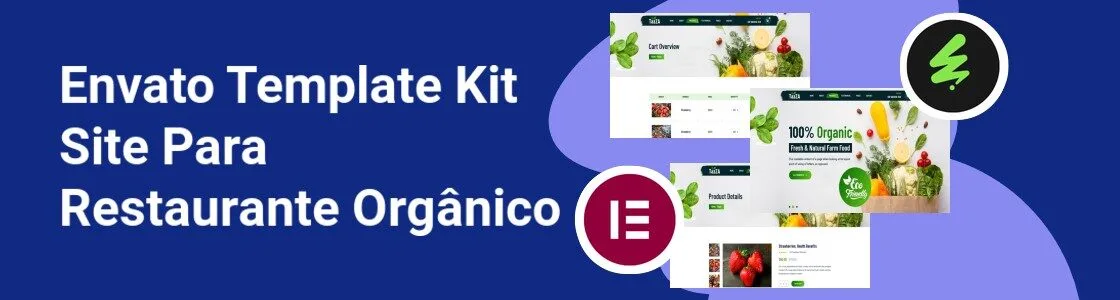 Wordpress completo template kit site para restaurante organico LPCWCLB
