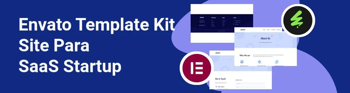 Wordpress completo template kit site para saas startup F9835CW