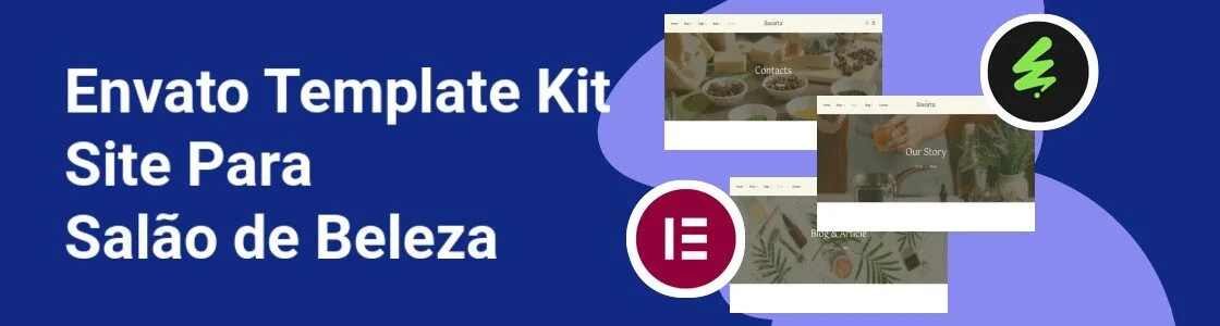 Wordpress completo template kit site para salao de beleza 334W234