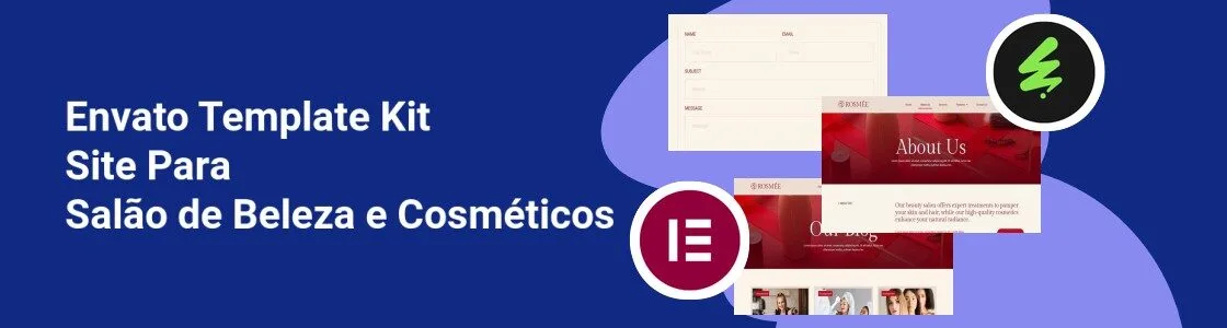Wordpress completo template kit site para salao de beleza e cosmeticos STG5QR7