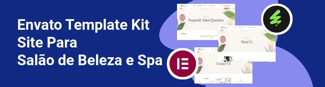 Wordpress completo template kit site para salao de beleza e spa LRT6E27