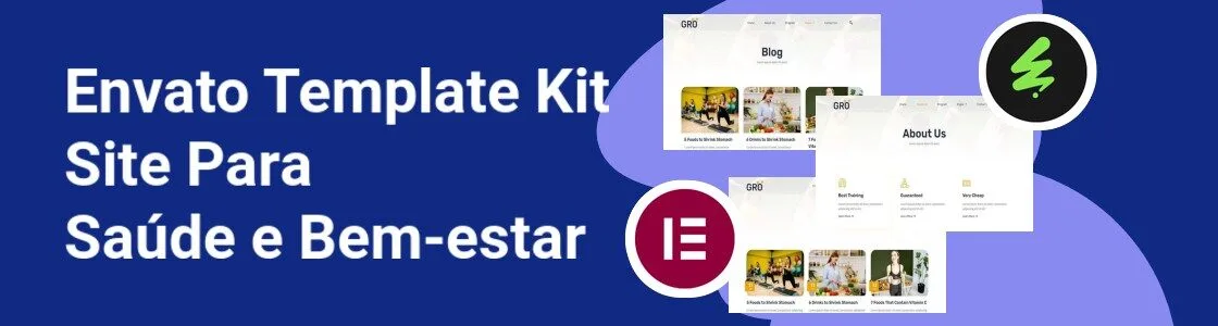 Wordpress completo template kit site para saude e bem estar BH3E9CG