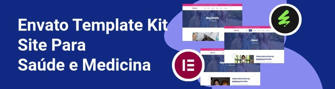 Wordpress completo template kit site para saude e medicina JVUJ24A