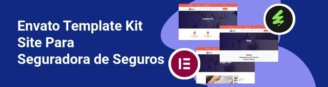 Wordpress completo template kit site para seguradora de seguros W2X8D3N
