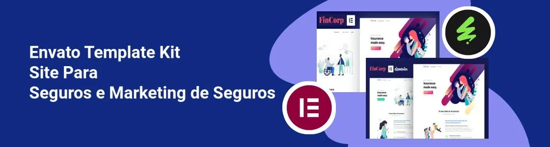Wordpress completo template kit site para seguros e marketing de seguros LLMJD8Q