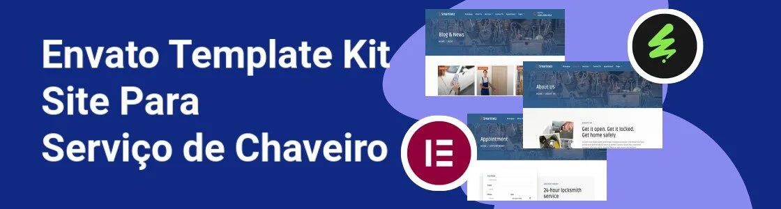 Wordpress completo template kit site para servico de chaveiro ZVC6SHT