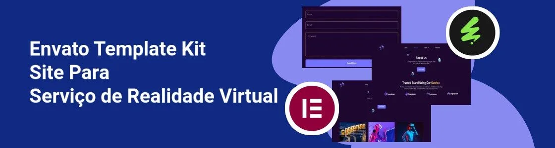Wordpress completo template kit site para servico de realidade virtual VWFU6KC