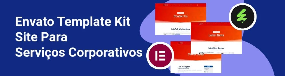 Wordpress completo template kit site para servicos corporativos RVEKALP
