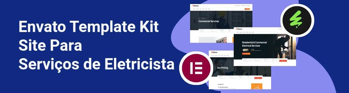 Wordpress completo template kit site para servicos de eletricista TR7D892