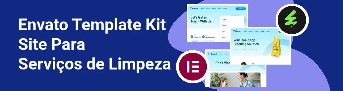 Wordpress completo template kit site para servicos de limpeza 6SDC4XQ