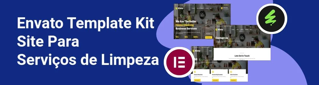 Wordpress completo template kit site para servicos de limpeza HUAF5JB