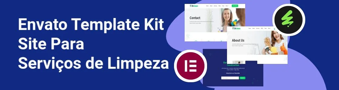 Wordpress completo template kit site para servicos de limpeza SR567YG 1