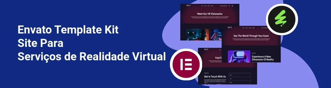 Wordpress completo template kit site para servicos de realidade virtual EPZHV7T