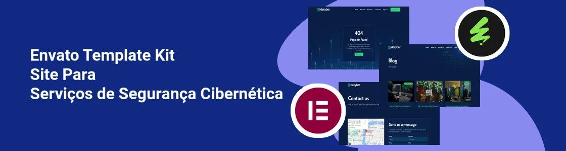 Wordpress completo template kit site para servicos de seguranca cibernetica 495QJC8