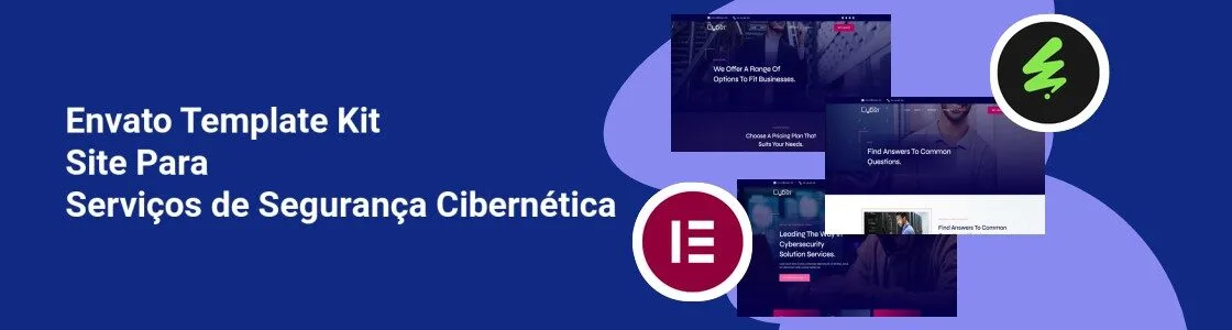 Wordpress completo template kit site para servicos de seguranca cibernetica R7F3GVP