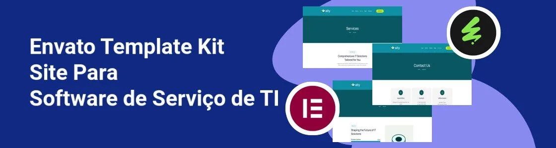 Wordpress completo template kit site para software de servico de ti LRPEF9A