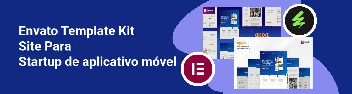 Wordpress completo template kit site para startup de aplicativo movel RUWRZ46
