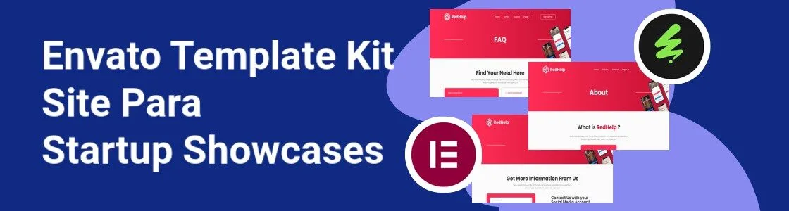 Wordpress completo template kit site para startup showcases YGXNYQJ
