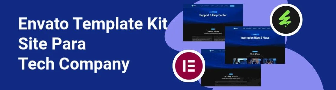 Wordpress completo template kit site para tech company T7XBQ5A